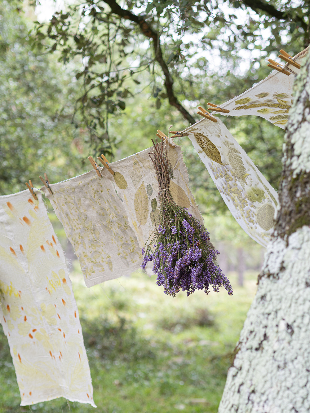 DIY Estampación botánica en tela20